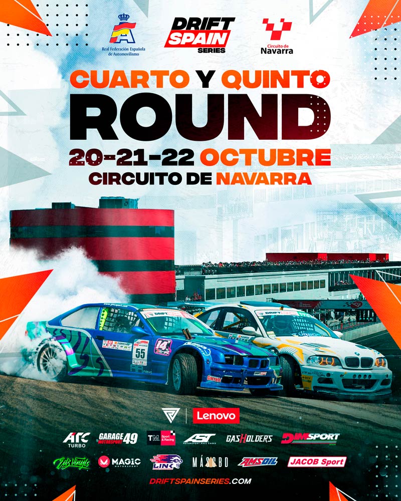 4 y 5 round Campeonato Drift Spain en Navarra
