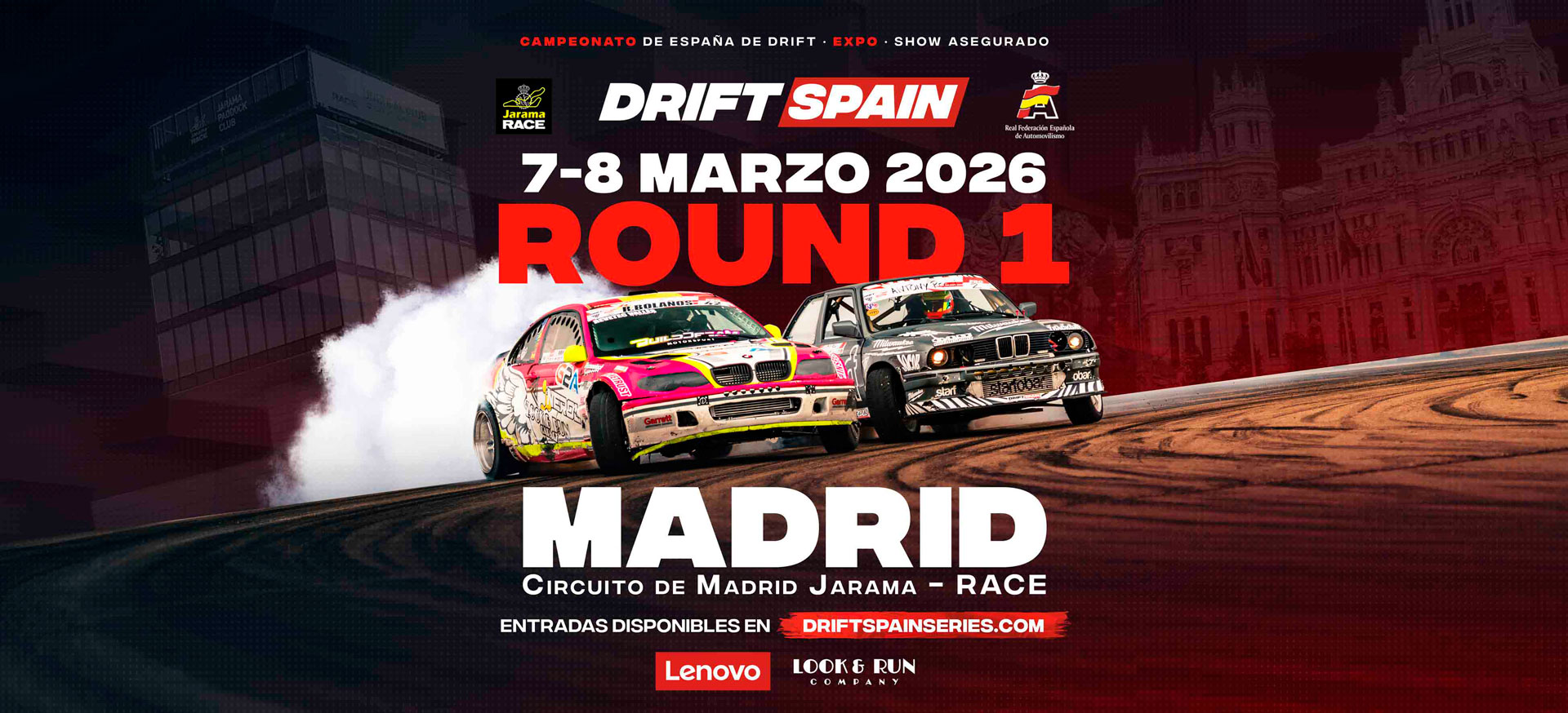 cartel-r1-horizontal-new Round 1 Drift Spain 2026